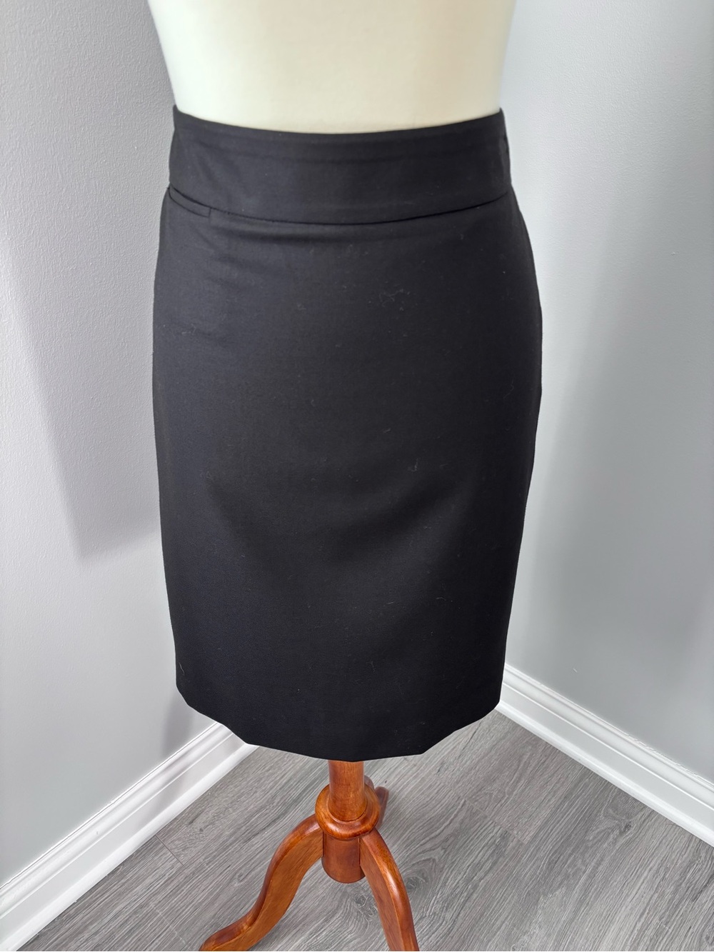 J. Crew Wool-Blend Classic Black Pencil Skirt size 6 and 8 available